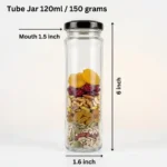 Tube Jar 120ml / 150 grams