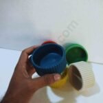 Handcrafted MarbleLuxe Jar made with resin and marble powder