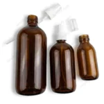 Amber Glass Fine Mist Spray Bottle for perfumes, room sprays, sanitizers and skincare products