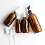 Amber Glass Fine Mist Spray and lotion Bottle for perfumes, room sprays, sanitizers and skincare products